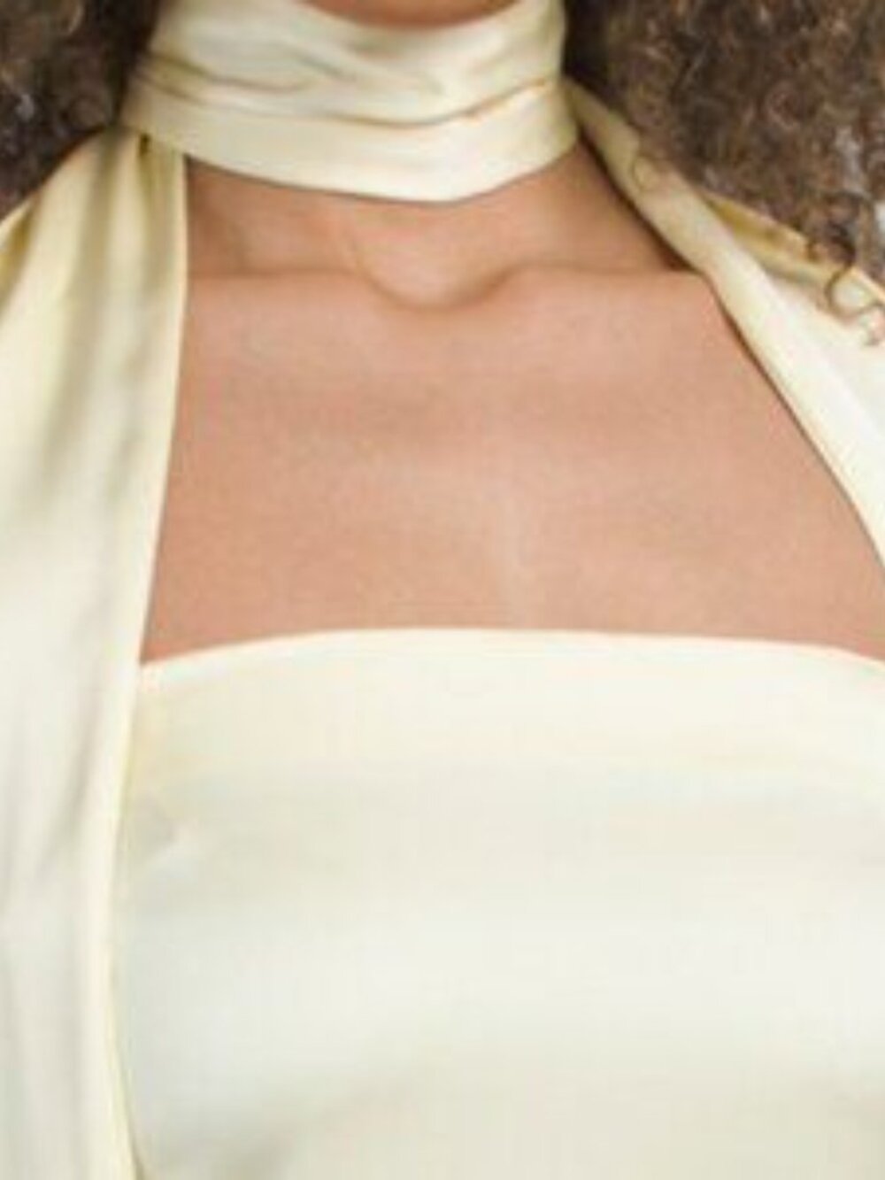 HOUSE OF HARLOW 1960 Strapless Maxi Dress With Neck Scarf - Picture 3 of 4